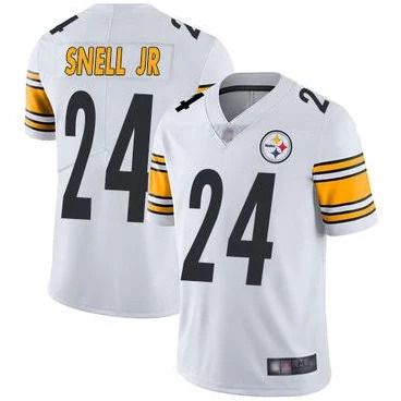 Men Pittsburgh Steelers #24 Benny Snell Jr Nike White Limited NFL Jersey